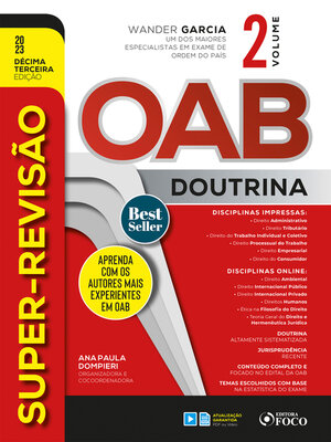 cover image of Super-revisão OAB--Doutrina completa--Volume 02